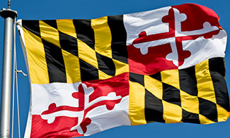 Maryland-flag-waving