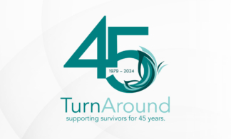 turnAround 45 year logo