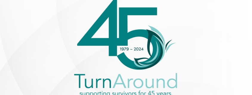 turnAround 45 year logo